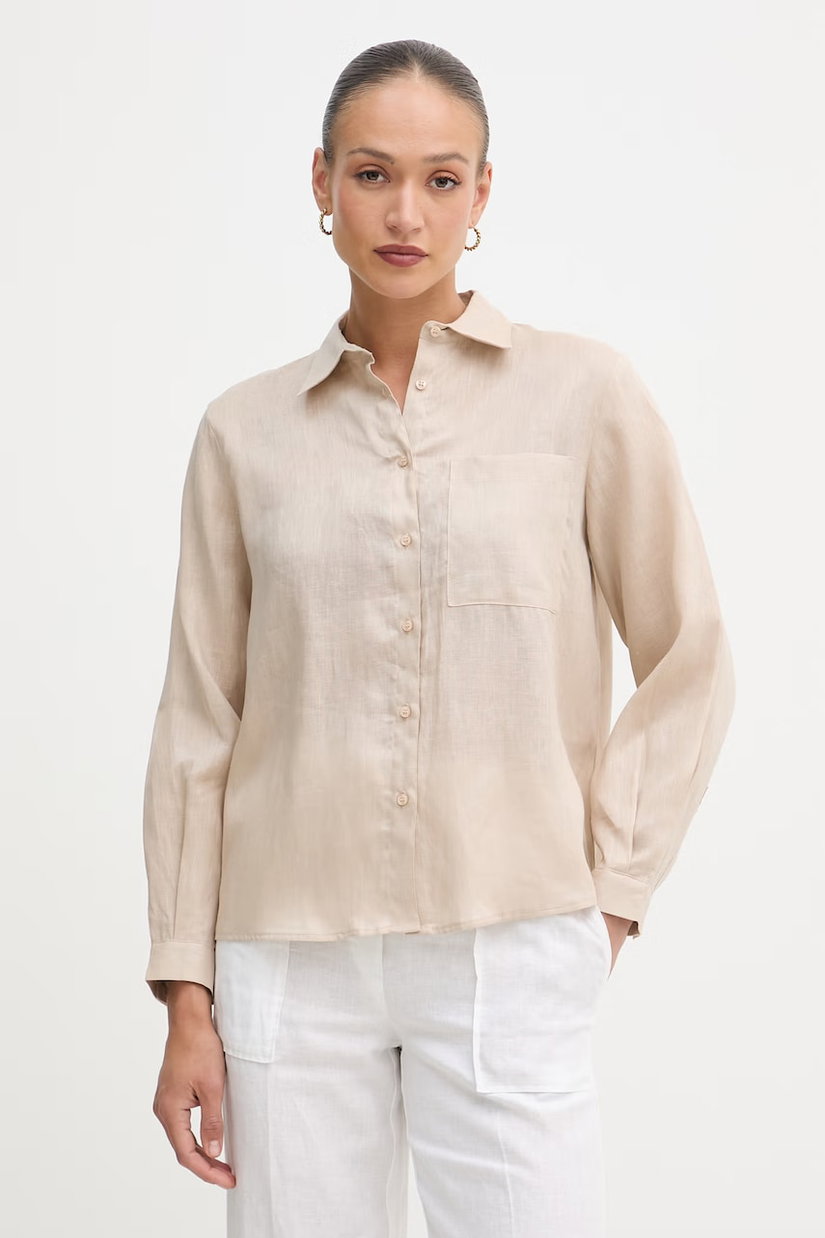 Sisley cămașă damska din in