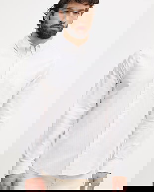 Calvin Klein Jeans cămașă bărbătească din bumbac cu elastan