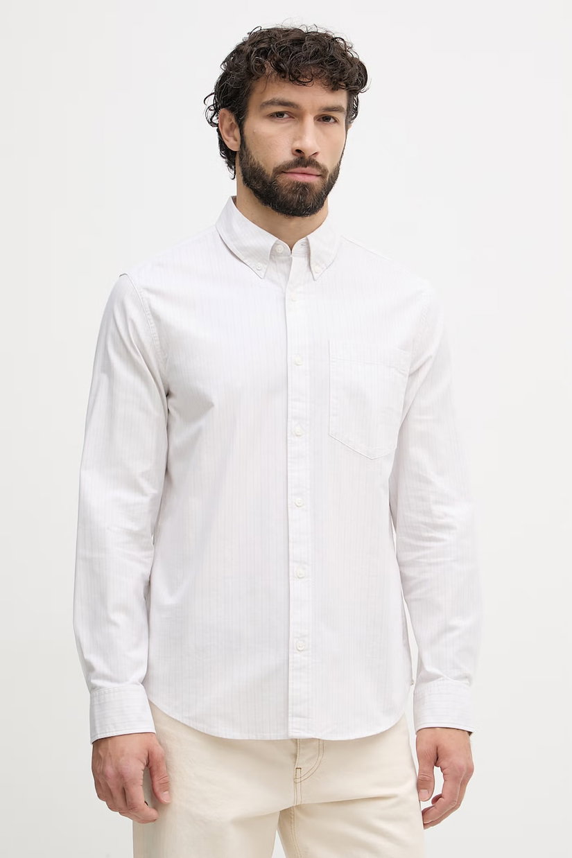 Calvin Klein Jeans cămașă bărbătească din bumbac cu elastan