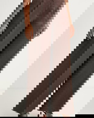 Marciano by Guess Pantaloni wide leg de damă cu amestec de in JANE