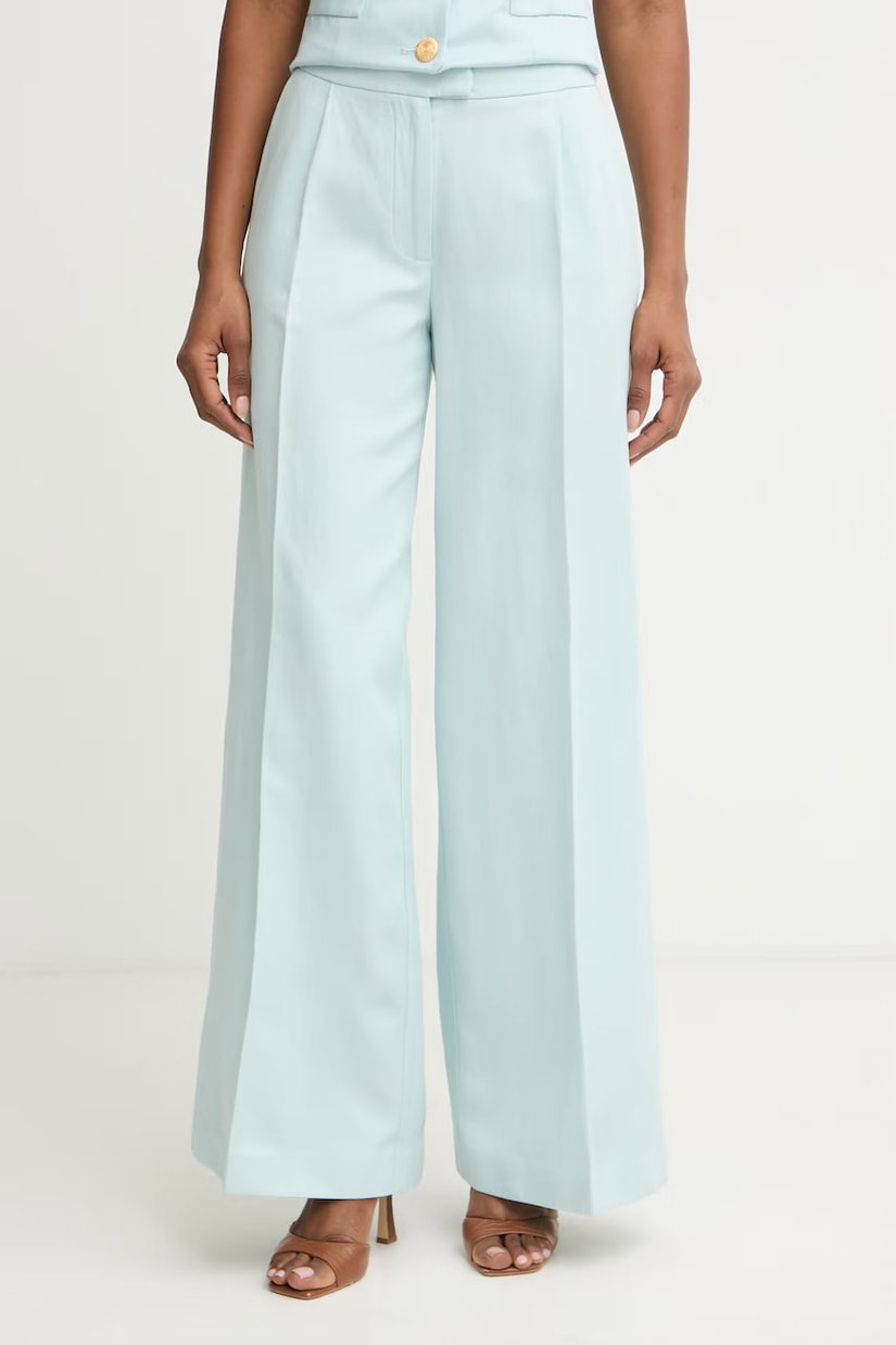 Marciano by Guess Pantaloni wide leg femei cu amestec de in JANE