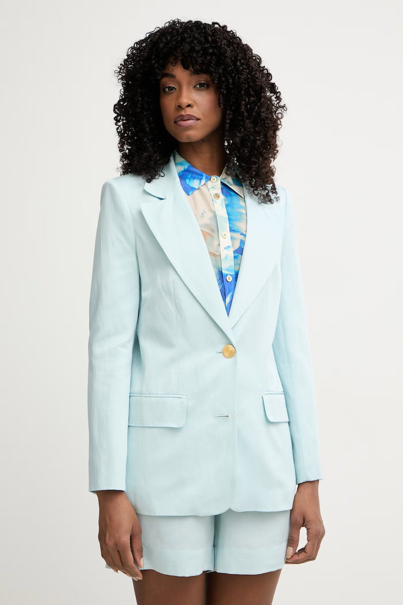 Marciano by Guess sacou cu un singur rând de nasturi femei cu amestec de in JANE