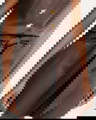 Marciano by Guess Pantaloni scurți eleganți de damă cu amestec de in JANE