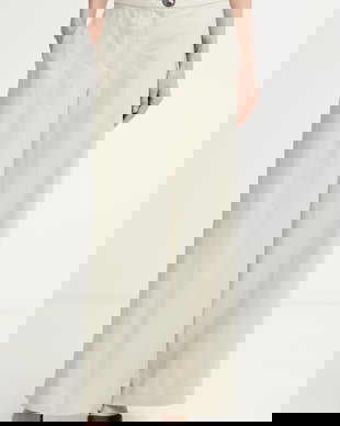 Armani Exchange pantaloni femei din in