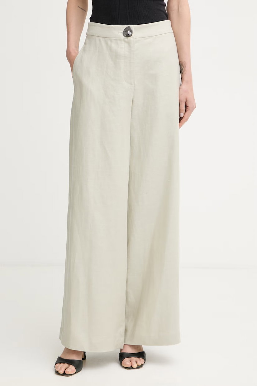 Armani Exchange pantaloni femei din in