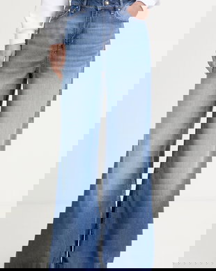 Guess blugi wide leg de damă