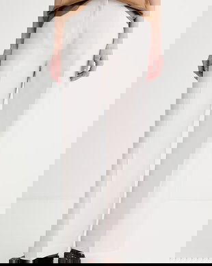 Calvin Klein pantaloni de damă cu lyocell