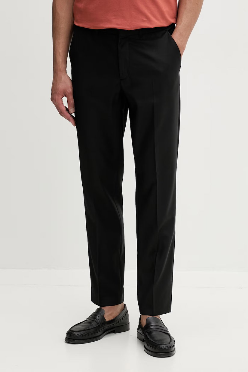 Calvin Klein pantaloni bărbați cu lână