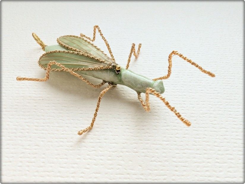 CHOKER CU PANDANTIV CĂLUGĂRIȚĂ, Bijuterie Handmade, Colier Statement