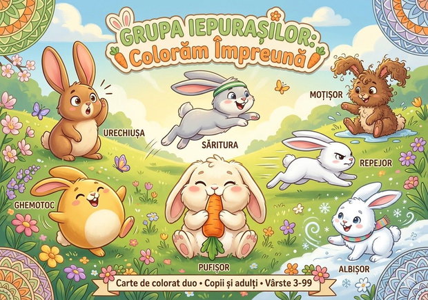 Grupa Iepurașilor - Colorăm Împreună