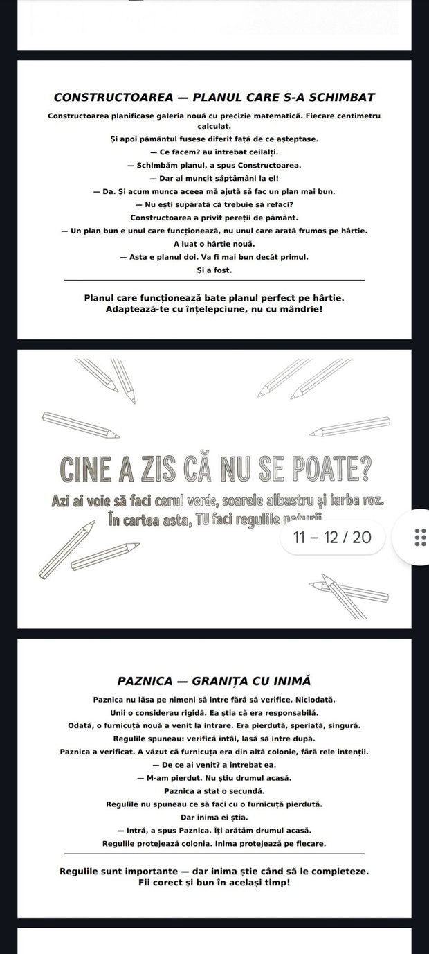 Grupa Furnicuțelor - Colorăm Împreună - Carte de colorat pentru copii și adulți