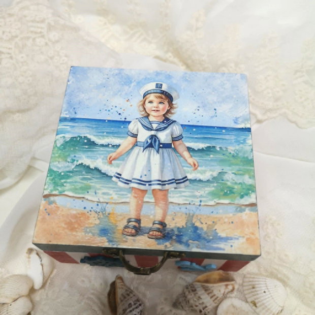Cutie pentru bijuterii/ amintiri - Micul marinar