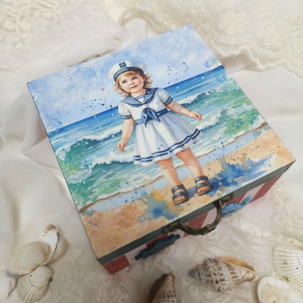 Cutie pentru bijuterii/ amintiri - Micul marinar