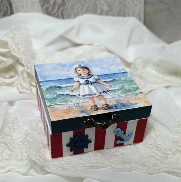Cutie pentru bijuterii/ amintiri - Micul marinar