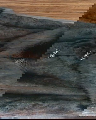 Haină nurcă naturală  lucrată manual  stare impecabilă  mărime 44