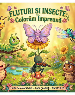 Insecte - Colorăm Împreună