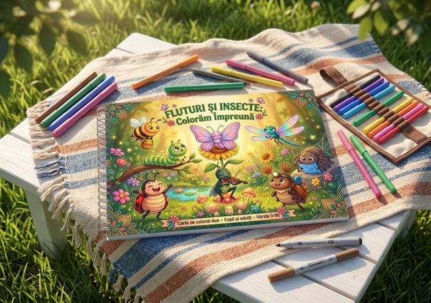 Insecte - Colorăm Împreună