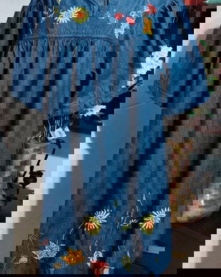 Rochie jeans mărime 44-48