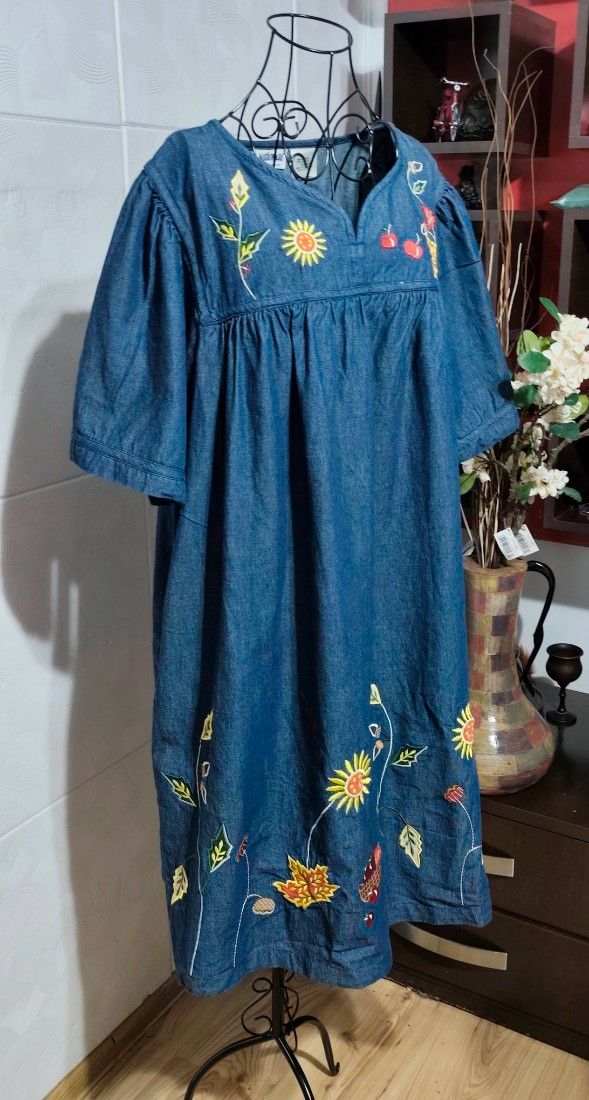 Rochie jeans mărime 44-48
