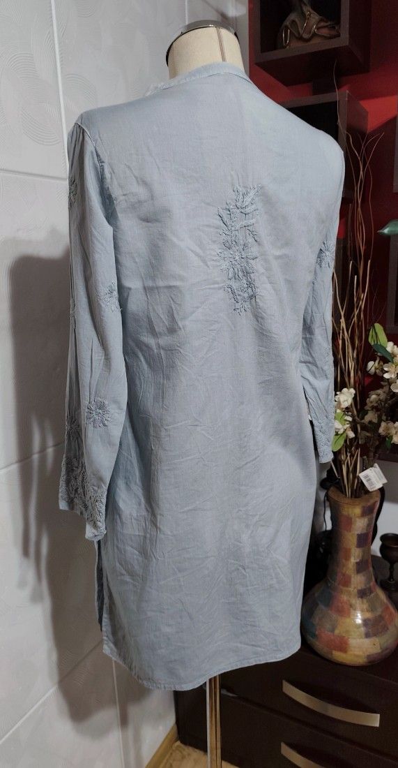 Bluza bumbac cu broderie