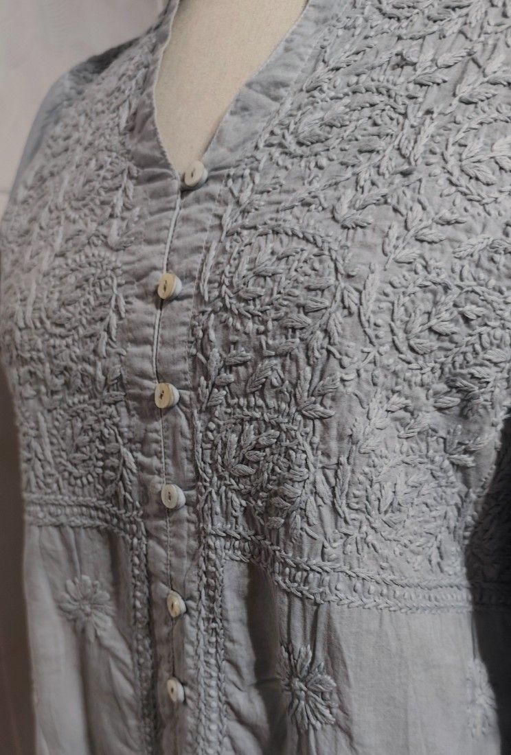 Bluza bumbac cu broderie