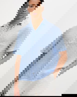 HUGO cămașă pentru bărbați, din in Exolino