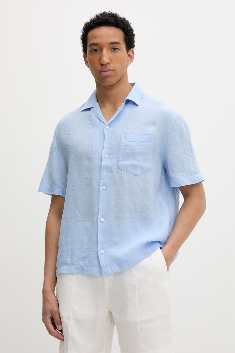 HUGO cămașă pentru bărbați, din in Exolino