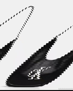 Calvin Klein geantă baguette damskă cu imitație de piele