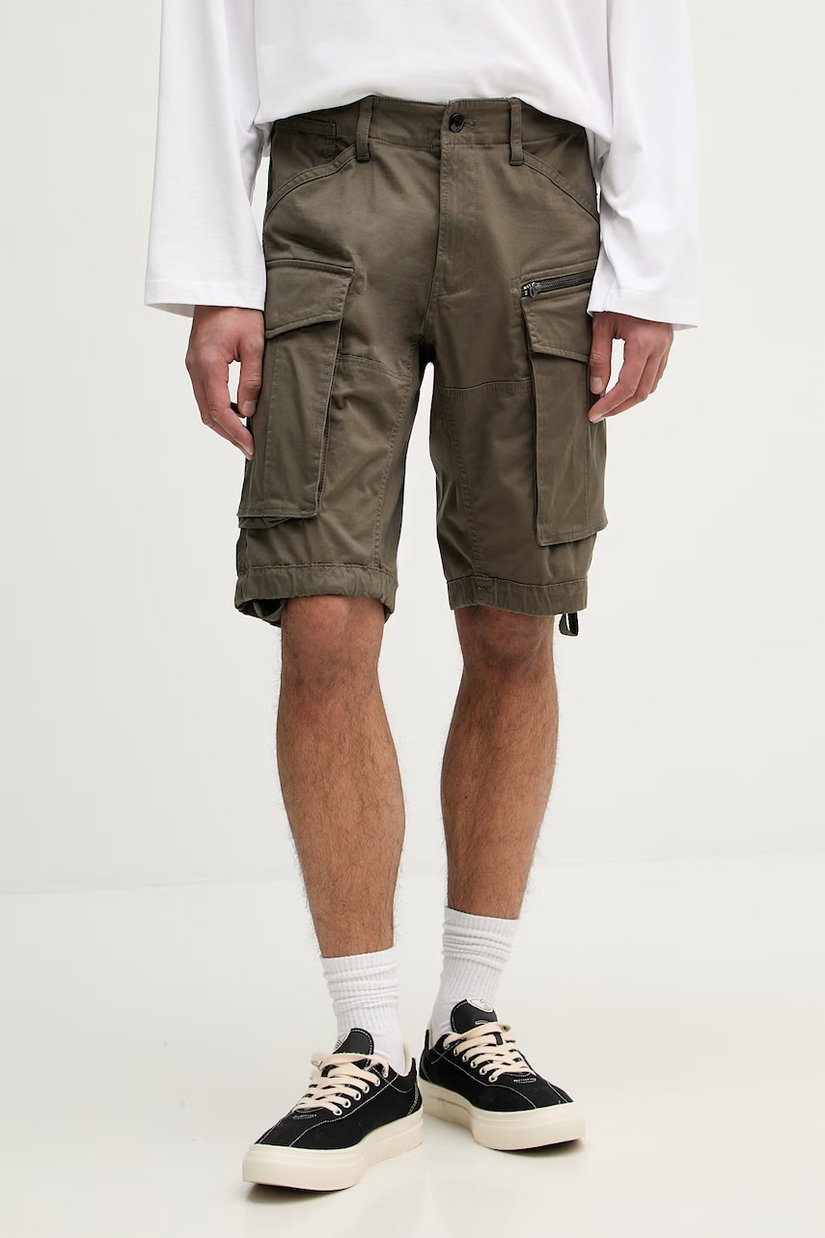 G-Star pantaloni scurți cargo pentru bărbați, din bumbac cu elastan Rovic zip regular