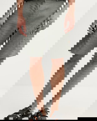 BOSS Orange pantaloni scurți cargo pentru bărbați cu in