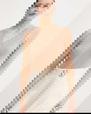 Mos Mosh vestă de damă cu amestec de cașmir