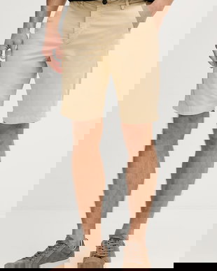 Karl Lagerfeld Pantaloni scurți chinos bărbați din bumbac cu elastan