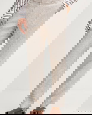 Michael Kors pantaloni bărbați din in