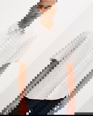 Calvin Klein cămașă bărbătească din bumbac