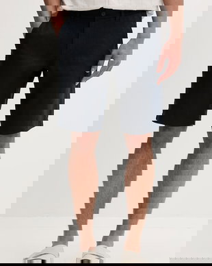 Marc O'Polo pantaloni scurți bărbați din in