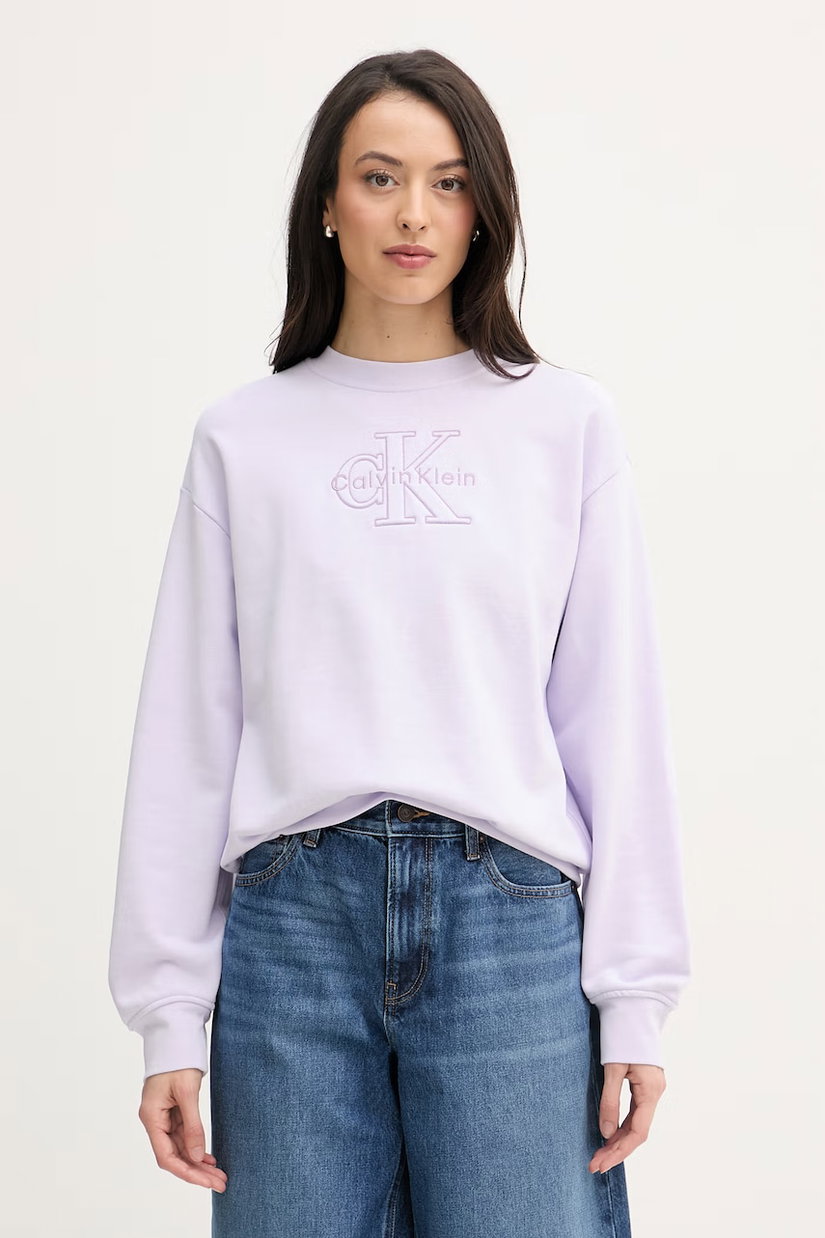 Calvin Klein Jeans hanorac de femei din bumbac