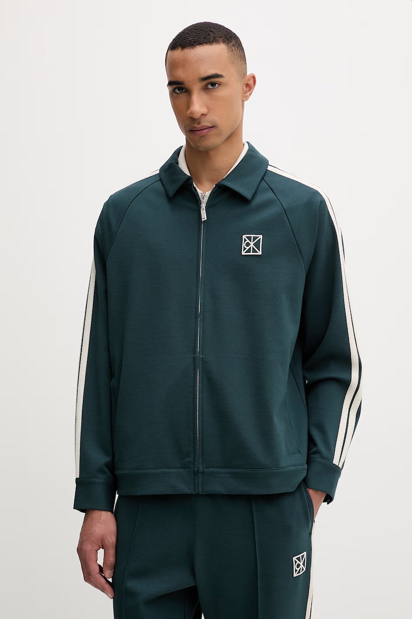 Calvin Klein hanorac cu fermoar bărbătesc cu modal