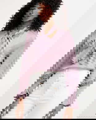 Silvian Heach bluză de femei cu vâscoză SALIS