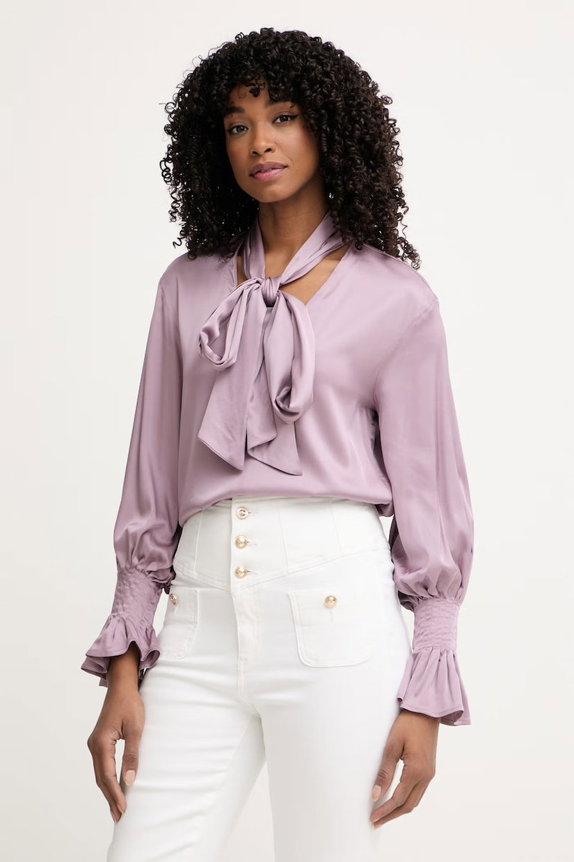 Silvian Heach bluză de femei cu vâscoză SALIS