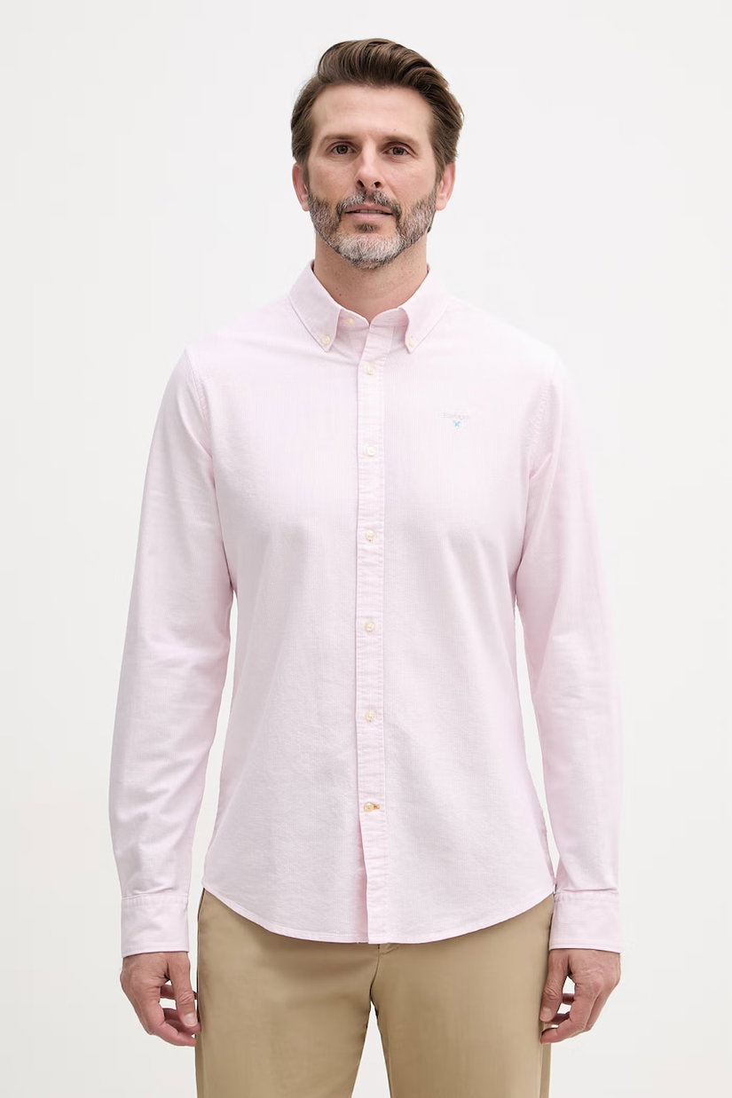 Barbour cămașă pentru bărbați, din bumbac Striped Oxtown Tailored Shirt