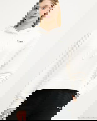 Lacoste hanorac cu glugă pentru femei, din bumbac