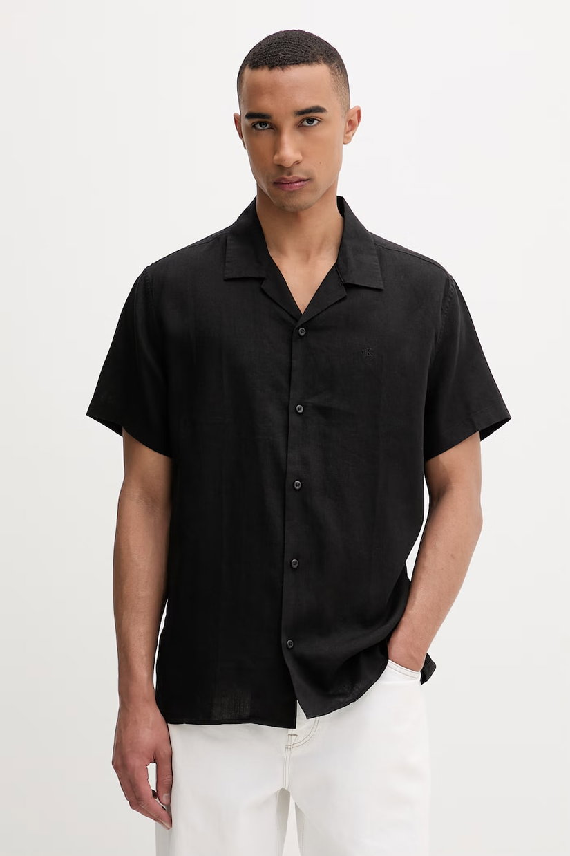 Calvin Klein cămașă pentru bărbați, din in