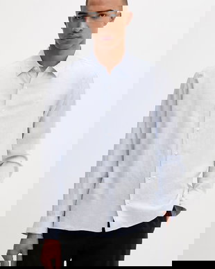 Calvin Klein cămașă pentru bărbați, din in