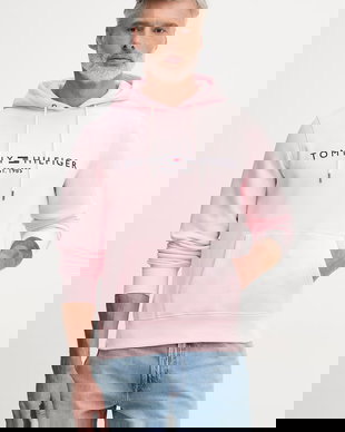 Tommy Hilfiger hanorac cu glugă bărbătesc cu bumbac