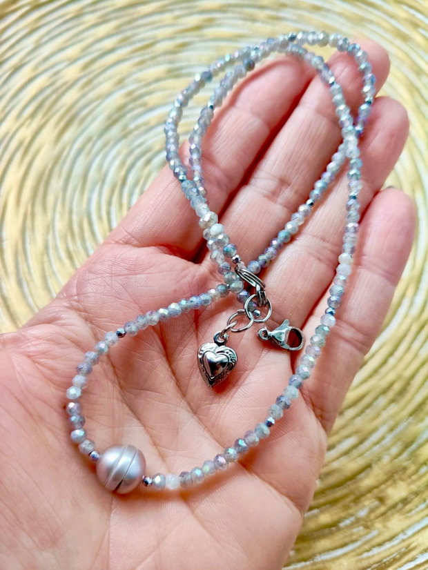 Colier CHOKER Labradorit