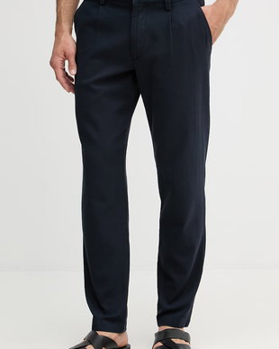BOSS Orange pantaloni chinos pentru bărbați din bumbac cu elastan Pleated