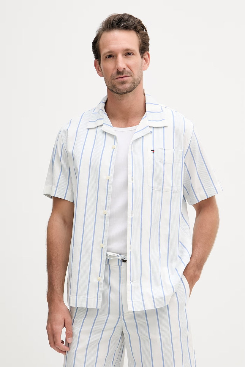 Tommy Hilfiger cămașă pentru bărbați, din bumbac SUMMER