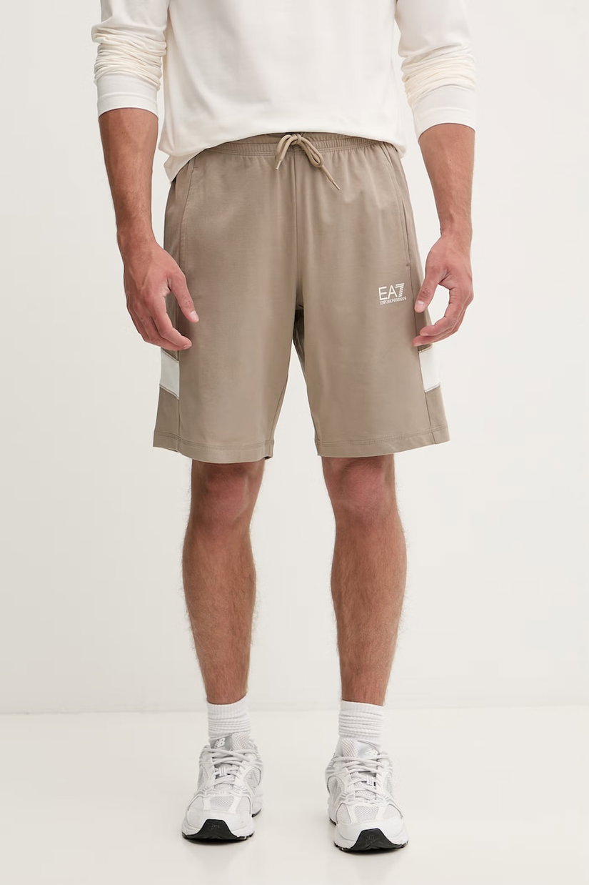 EA7 Emporio Armani pantaloni scurți pentru bărbați, din bumbac