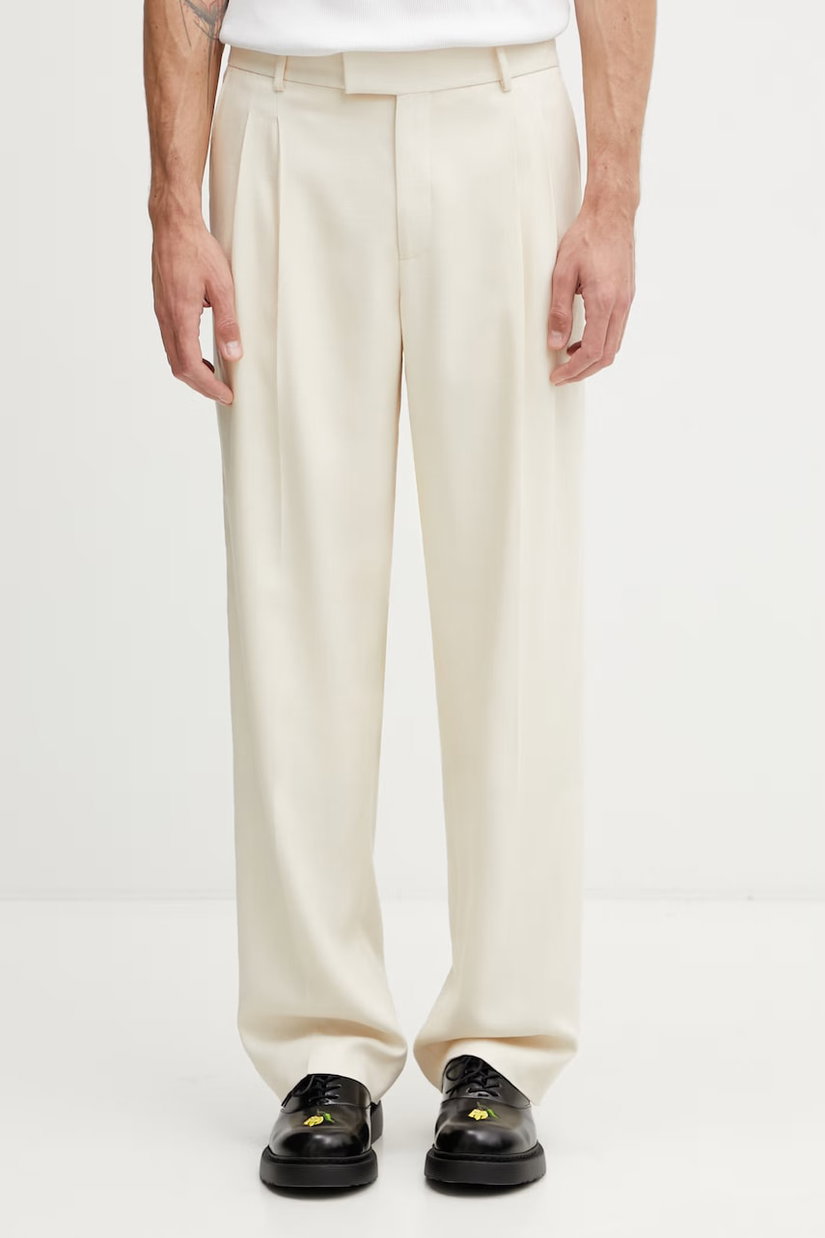 Drôle de Monsieur pantaloni de costum pentru bărbați, cu vâscoză Golfeur