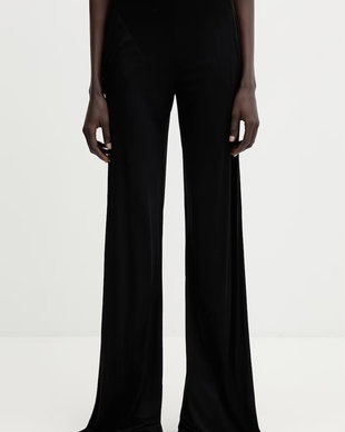 Rick Owens Lilies pantaloni pentru femei, din vâscoză Bias